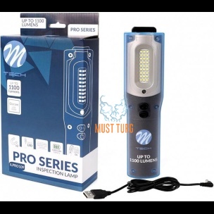 Kandelamp 2W/10W 1100lm akuga IP54 M-Tech Pro