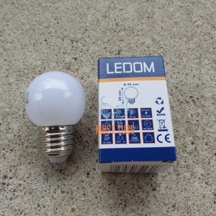 Light bulbs led ball G45 1W E27 80lm