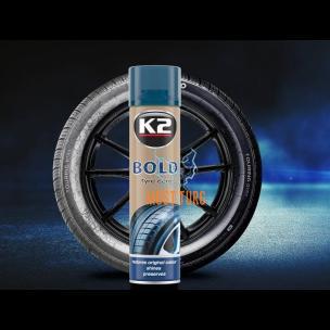 Tire gloss K2 Bold in aerosol 600ml