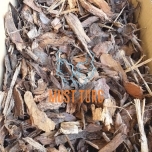 Mulch with pine bark and wood chip pieces fraction 30–50mm 50L