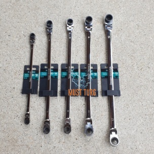 Lehtsilmusvõtmed narrega pikad liigendiga 8-19mm Kamasa Tools K2840-5 