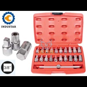 Oil cap socket wrench set 3/8 21-piece