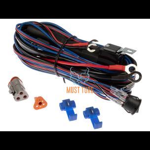 Wiring harness for one auxiliary light with parking light 3-pin DT 40A