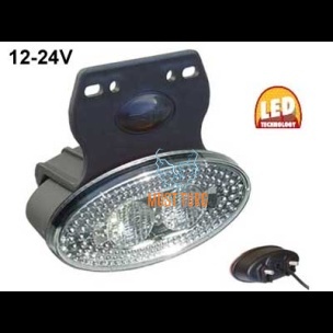 Reversing light 12-24V with removable foot reversing light indicator