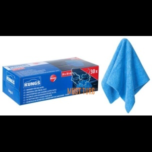 Microfiber cleaning cloths 30x30cm 30 pcs