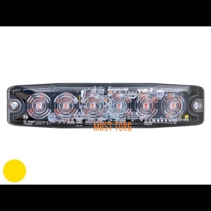 Vilkur kollane 23 režiimi 12-24V ECE R65 XA1 ECE R10 130.50x30x6.60mm