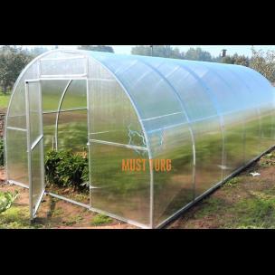 Greenhouse 200x210x400cm polycarbonate 4mm