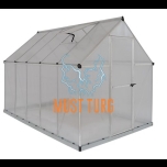 Greenhouse with gable roof 190x310x195cm