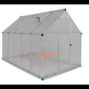 Greenhouse with gable roof 190x310x195cm