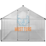 Greenhouse with gable roof 170x422x195cm