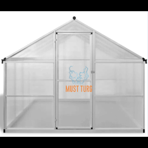 Greenhouse with gable roof 170x422x195cm