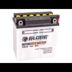 Motorcycle battery 9Ah 90A 12V +/- 137x76x140mm YB9-B