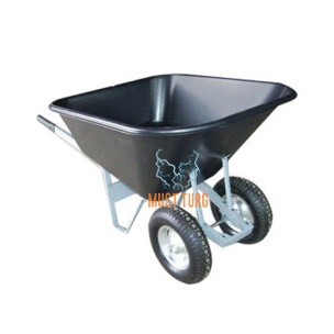 Two-wheeled garden cart 200L max 180kg