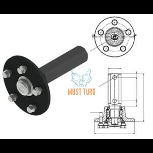 Trailer wheel hub 5x112 900kg 50x185