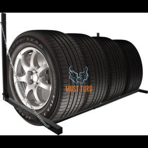 Wall mounted tire rack 90-130cm max 90kg