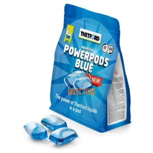 Toilet chemical for waste water tank Thetford PowerPods Blue 20 capsules