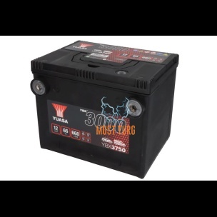 Car battery USA 66Ah 660A 12V 230X179X185mm +/- B01 Yuasa YBX3750