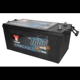 Truck battery 230Ah 1400A 516X274X236 on end +/- Yuasa YBX7625