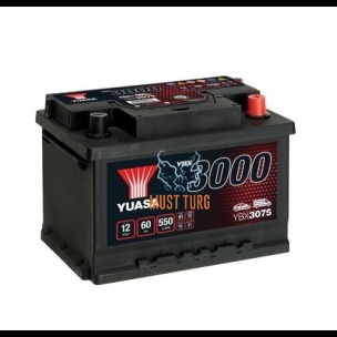 Aku 60Ah 550A 12V -/+ 243x175x175 SMF YBX3075 Yuasa