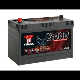 Truck battery 110Ah 925A SHD 12V 329X173X240 -/+ Yuasa YBX3642