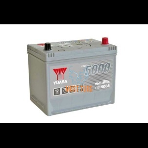 Aku 75Ah 650A 12V -/+ 269x174x223 Silver High Performance SMF YBX5068 Yuasa