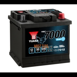 Aku 50Ah 540A 12V -/+ 207x175x190 EFB Start Stop Plus YBX7012 Yuasa