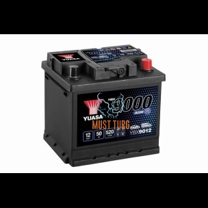 Aku AGM 50Ah 520A 12V -/+ 207x175x190 Start Stop Plus YBX9012 Yuasa