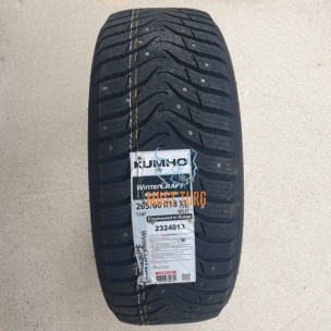 265/60R18 114T XL Kumho WinterCraft SUV Ice WS31 studded