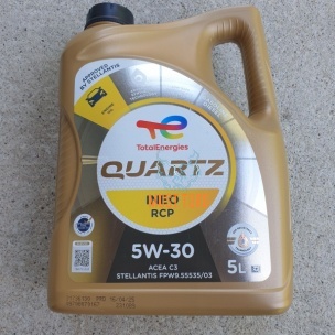 Engine oil 5W-30 Total Quartz Ineo RCP 5L 1.5 BlueHDi DV5R