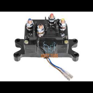 Switching solenoid for 4-terminal ATV winches