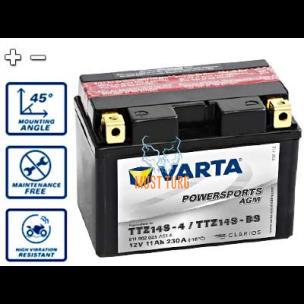 Motorcycle battery 12V 11Ah 150X87X110 +/- AGM