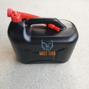 Kütusekanister 20L plastikust must