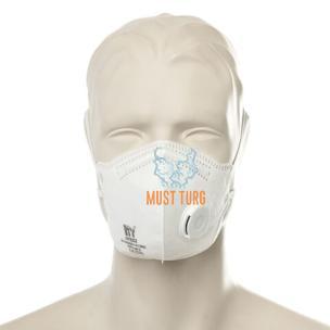 Respirator with valve FFP2 NR 10pcs