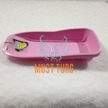 Plastic sled with size 90.5x41x17cm pink