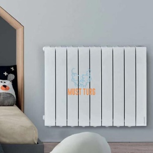 Oil radiator Atlantic Accessio Digital2 500W IP24 with wall mounting