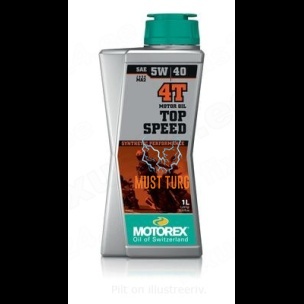 Mootorrattaõli 5W40 Motorex Top Speed 4T 1L