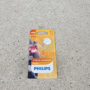 Car bulb 5W 12V 2pcs Philips