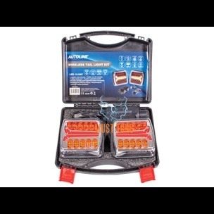 Set of wireless LED rear lights for trailer 12-24V E-certified