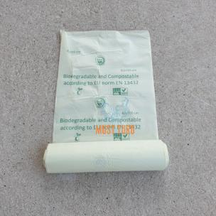 Garbage bags biodegradable 80L 820x1050mm 18mic 20pcs