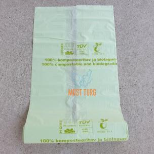 Garbage bags compostable 240L 60x53x139cm 22mic 10pcs