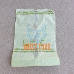 Garbage bags compostable 140L 60x27x132cm 18mic 10pcs