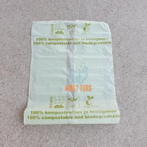 Garbage bags compostable 80L 60x22x105cm 17mic 10pcs