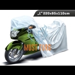 Motorcycle cover 3 layers with reflector size L 220x95x110cm