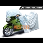 Motorcycle cover 3 layers with reflector size XL 245x105x125cm