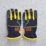 Mechanic glove synthetic leather/fabric size 8