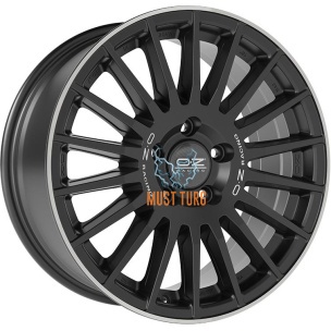 OZ Racing Rally Desert Matt Black Silver Let. Diamond Lip 8x18 6x139.7 ET45 CB95,1 60° 1300 kg W01C730557L