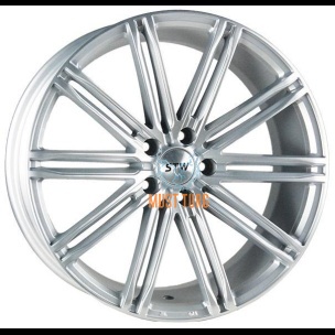 STW 10 Silver 8x18 5x108 ET43 CB63,4 60° 680 kg STW10GHSI43