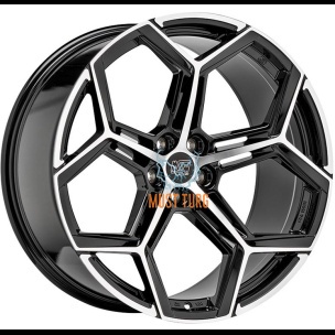 MSW 53 Gloss Black Full Polished 10,5x22 5x112 ET19 CB66,6 60° 910 kg W1947200156