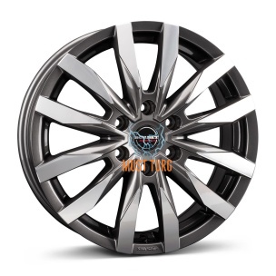 Borbet CW6 mistral anthracite glossy polished 6,5x16 6x130 ET62 CB84,1 60° 1350 kg 497025