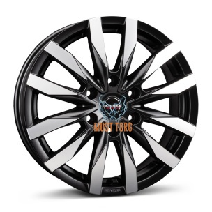 Borbet CW6 black polished matt 6,5x16 6x130 ET62 CB84,1 60° 1350 kg 497024